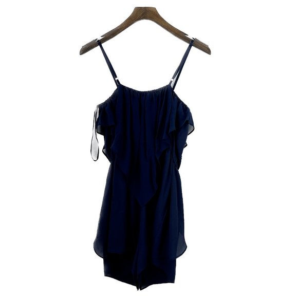 BCBGeneration Navy Blue Romper Shorts Size XS - Picture 3 of 3